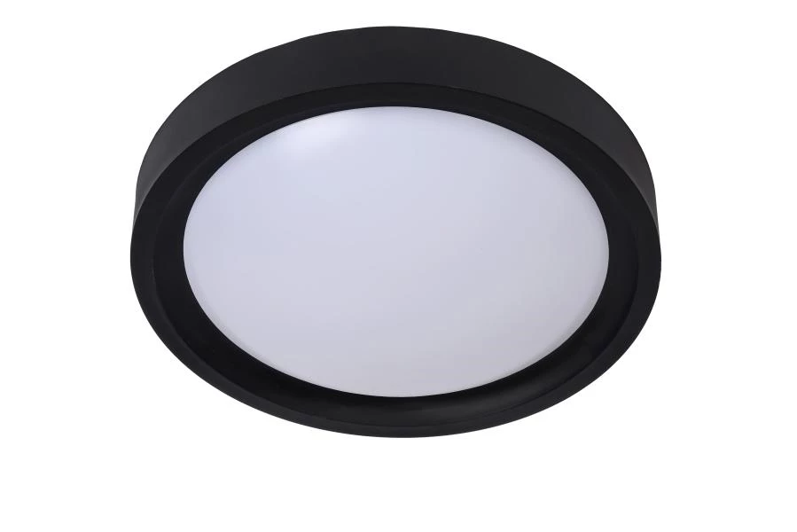 Lucide LEX - Flush ceiling light - Ø 33 cm - 2xE27 - Black - turned off